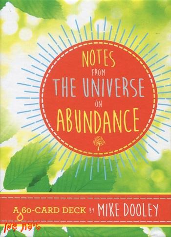 קלפים באנגלית - Notes From The Universe